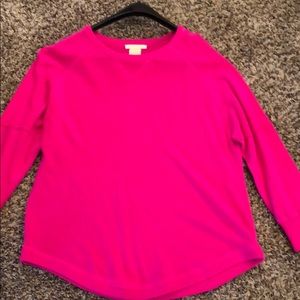 Hot pink large sweater